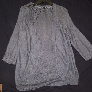 Navy blue cardigan, gently used